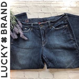 🍀EUC Lucky Brand Crop Jeans, sz. 10/30